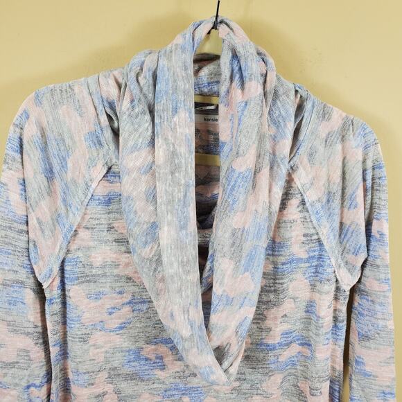 Kensie Performance Asymmetrical Print Tunic Size S - Picture 3 of 12